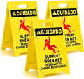 MATTHEW CLEANING 19'' Industrial Wet Floor Sign 3 Pack 2-Sided Durable by MATTHEWCLEANINGPRODUCTS