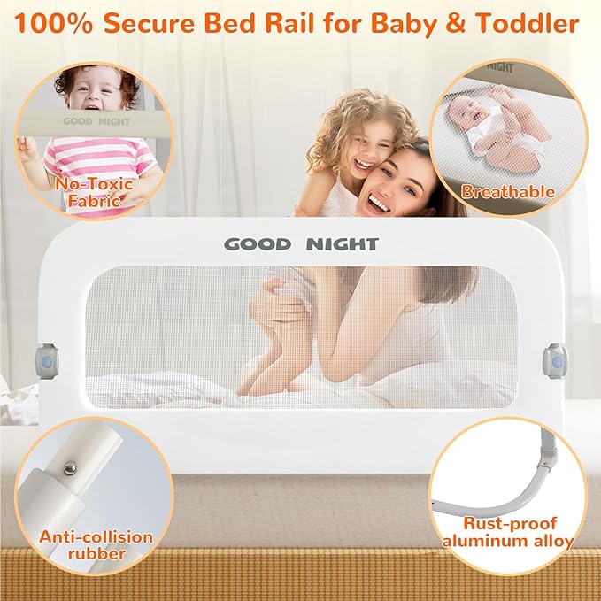 Bed Guard Rail for Toddlers - Image 5