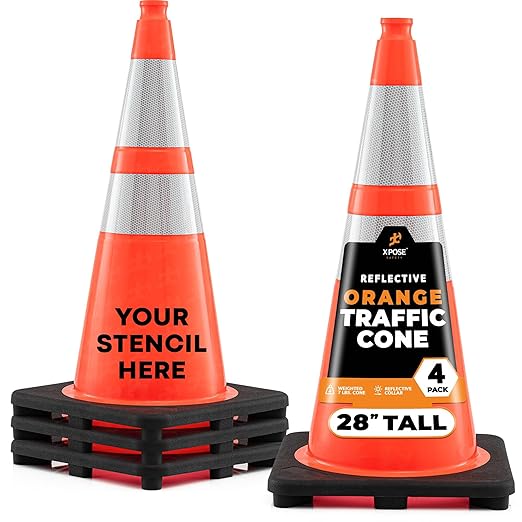 Xpose Safety 28 Inch Orange Traffic Cones by XposeSafety