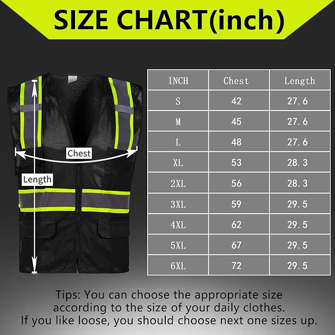 FONIRRA 3 Pack Hi Vis Safety Vest - Image 5