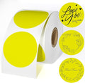 CLASSY 2" Circle Thermal Sticker Label by CLASSY