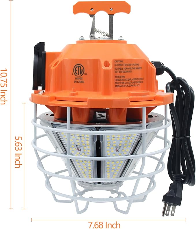 NS 150W LED Temporary Work Light, 24750LM Linkable Daylight White 5, 000K - Image 2