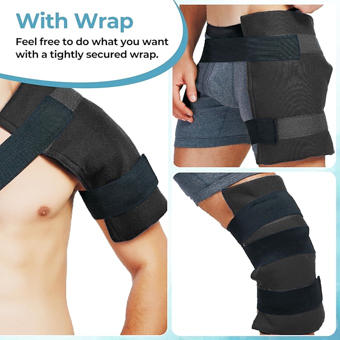 Ice Packs for Injuries 14" X 11": Ohuhu 2 Pack Hot Cold Gel Ice Pack X-Large - Image 5