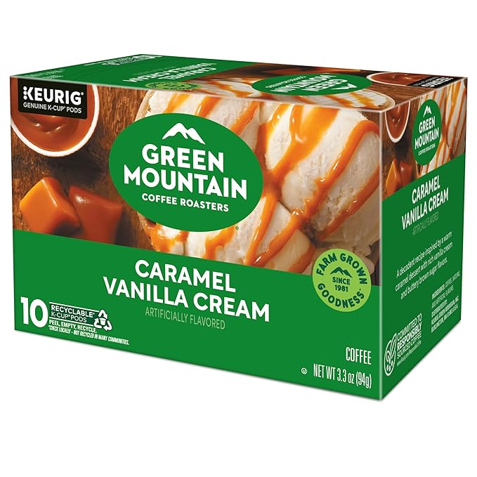 Green Mountain Coffee Roasters Caramel Vanilla Cream, Keurig Single Serve K-Cup - Image 19