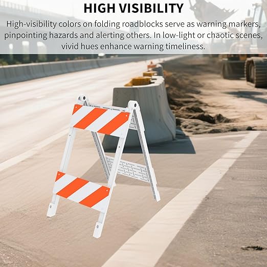 Type II Foldable Traffic Barricade, 1 Pack - Image 4