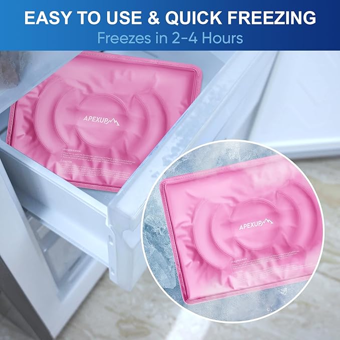 APEXUP Gel Ice Packs for Injuries Reusable, Flexible Double Sided Cold Packs - Image 3