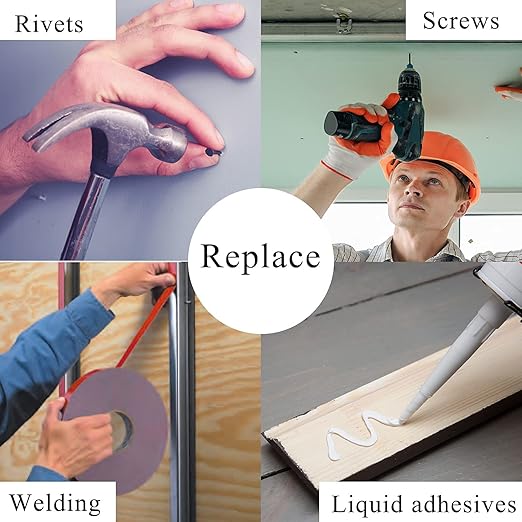 Double Sided Tape 16.5ft, Picture Hanging Strips Heavy Duty Mounting Tape - Image 6