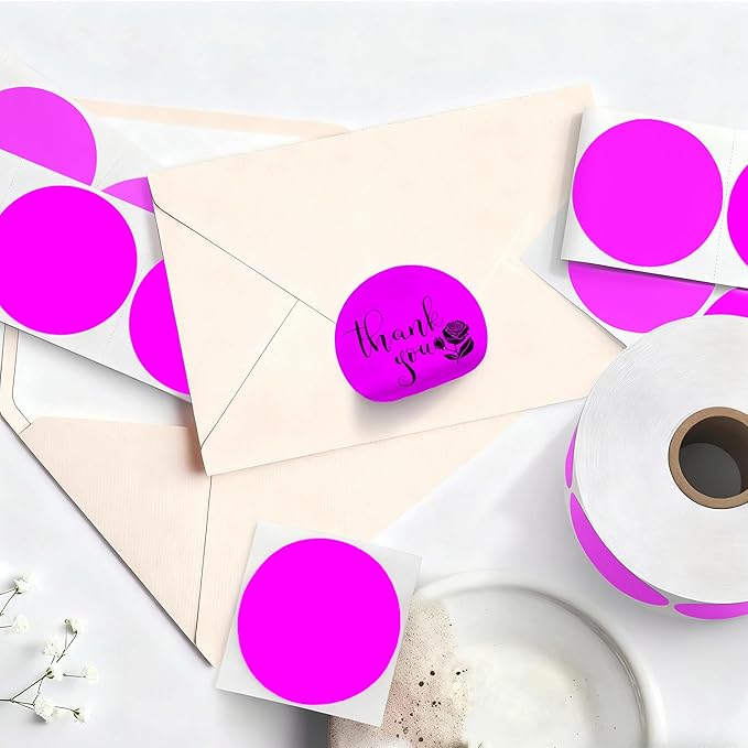 2 inch Dot Stickers Labels Circle Garage Sale Sticker 750Pcs Round Thermal - Image 7