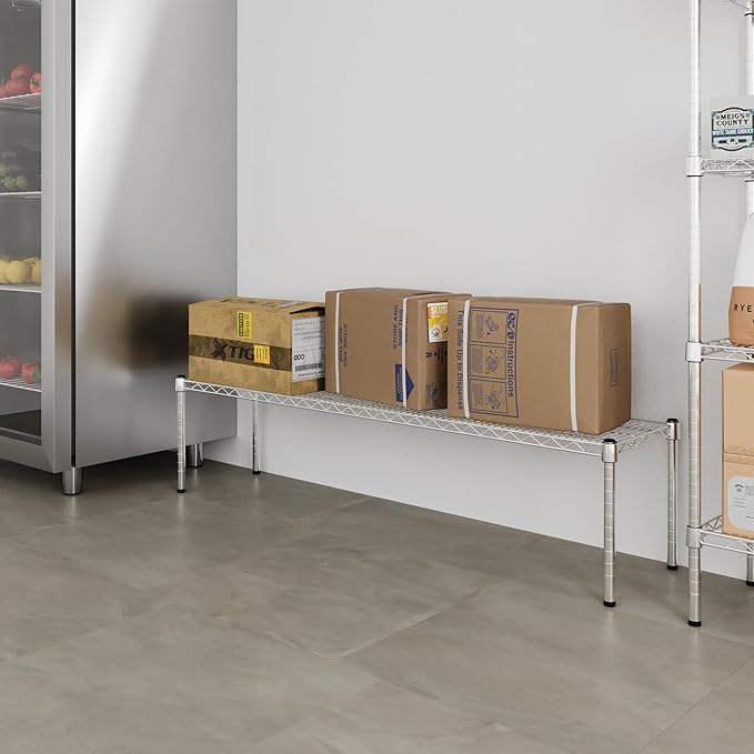 14" Deep x 60" Wide x 14" Height Wire Shelving Kit | 1-Tier | NSF Commercial - Image 6