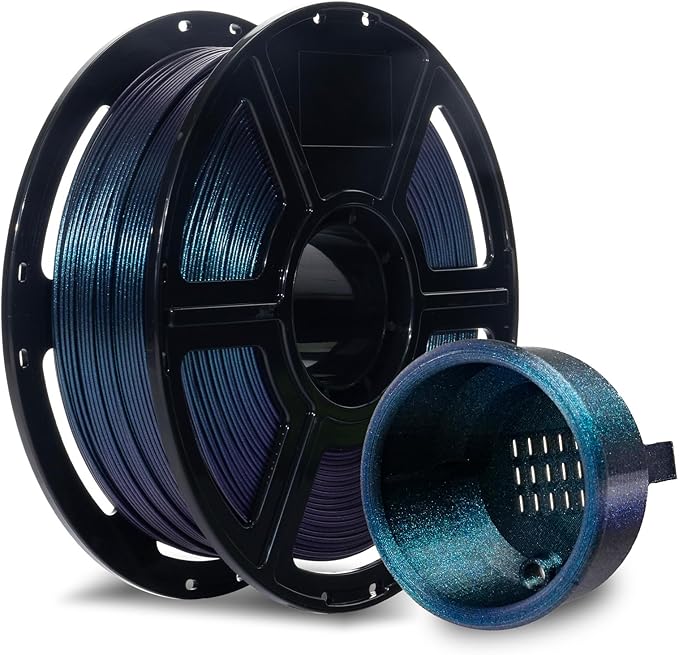 FLASHFORGE ABS Pro Filament 1.75mm Burnt Titanium, 3D Printer Filament 1kg by FLASHFORGE