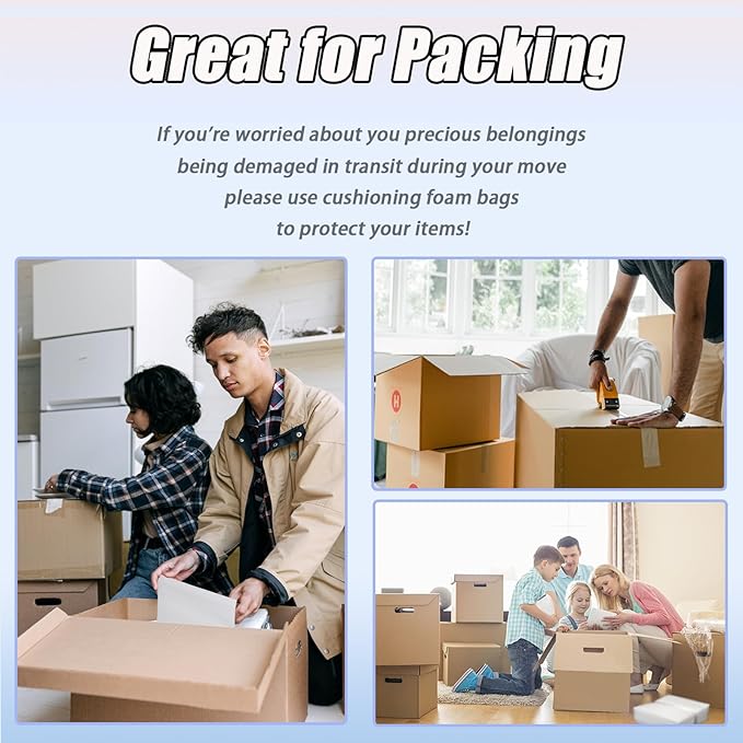 100PCS 12 x 14Inch Packing Foam Pouch, Cushion Foam Pouches - Image 7