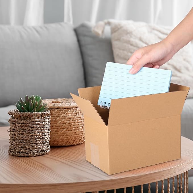 40 pack 7x5x4 inch Cardboard Box Mailers, Kraft Corrugated mailer Small - Image 6