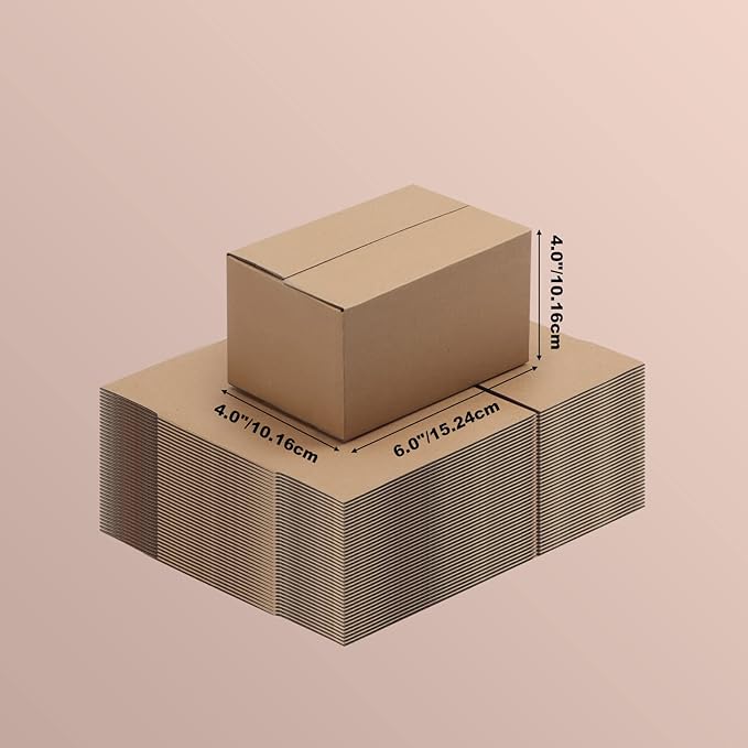 Edenseelake 40 Pack 6x4x4 inches Shipping Boxes Small Cardboard Boxes - Image 5