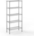 14" Deep x 30" Wide x 64" Height Wire Shelving Kit | 5-Tier | NSF Commercial by Regal+Altair