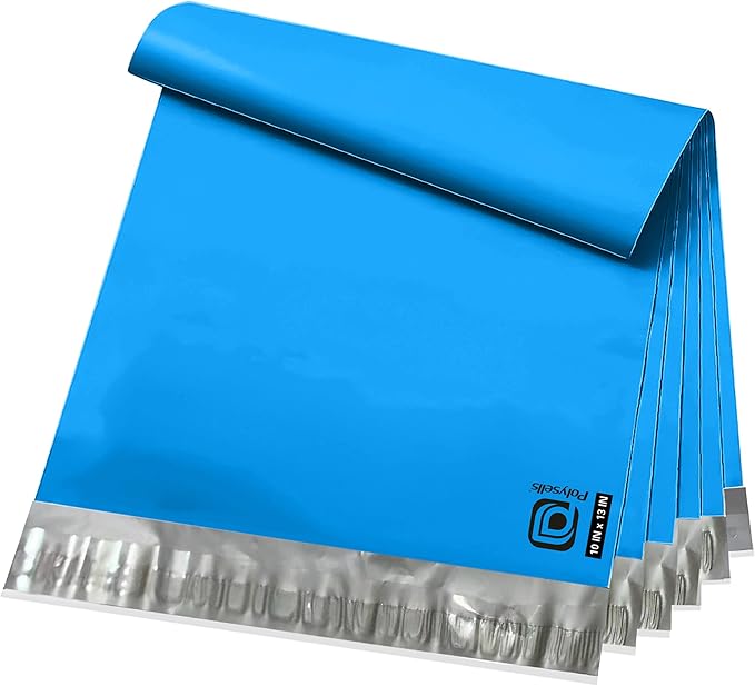 POLYSELLS 2000 pcs 10x13 Inches Blue Poly Mailers Shipping Envelopes, Strong by POLYSELLS