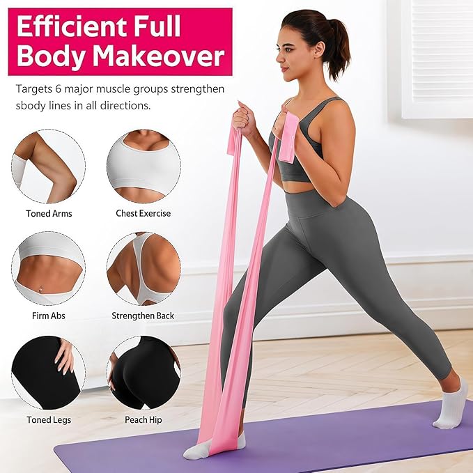 18PCS Resistance Bands Bulk, Non-Latex Physical Therapy Bands, Professional - Image 4