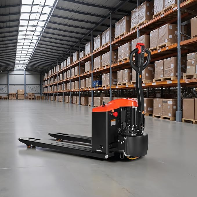 VEVOR Electric Pallet Jack, 4400 lbs Load Capacity, Lithium Battery Powered - Image 8