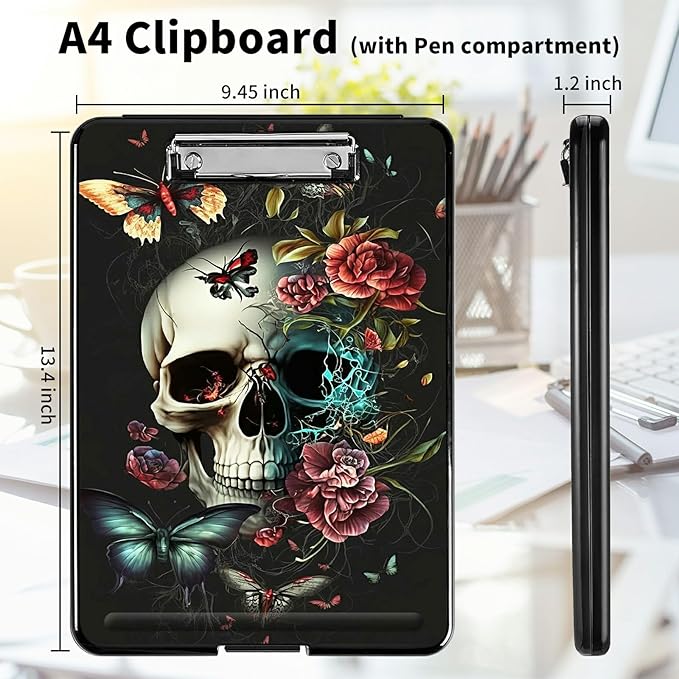 A4 Clipboards, Heavy Duty Waterproof Nursing Plastic Folder Clipboard - Image 2