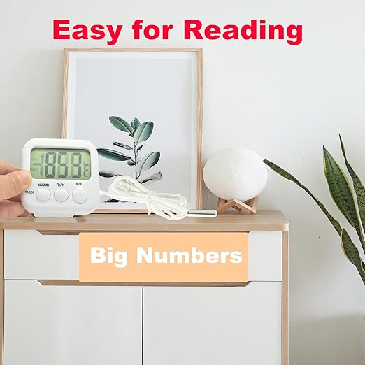 Small Digital Thermometer TA358 Celsius/Fahrenheit Temperature Indoor/Outdoor - Image 5
