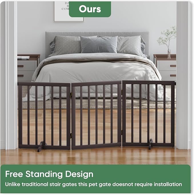 Freestanding Foldable Dog Gate - Image 7