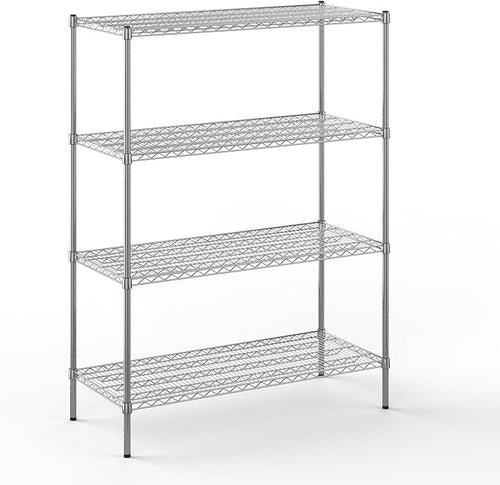 21" Deep x 48" Wide x 64" Height Wire Shelving Kit | 4-Tier | NSF Commercial by Regal+Altair