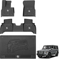 3W Floor Mats&Cargo Liner Fit for 2019-2024 2025 Mercedes-Benz G Class SUV TPE by 3W