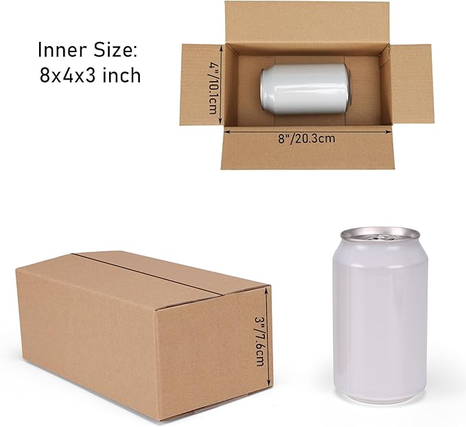 CRUGLA 40 Packs 8x4x3 Shipping Boxes - Image 2