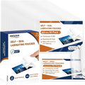 50 Pack 10 Mil 2.9"x4.1" Self Sealing Laminating Pouches Plastic Laminating by Unknown