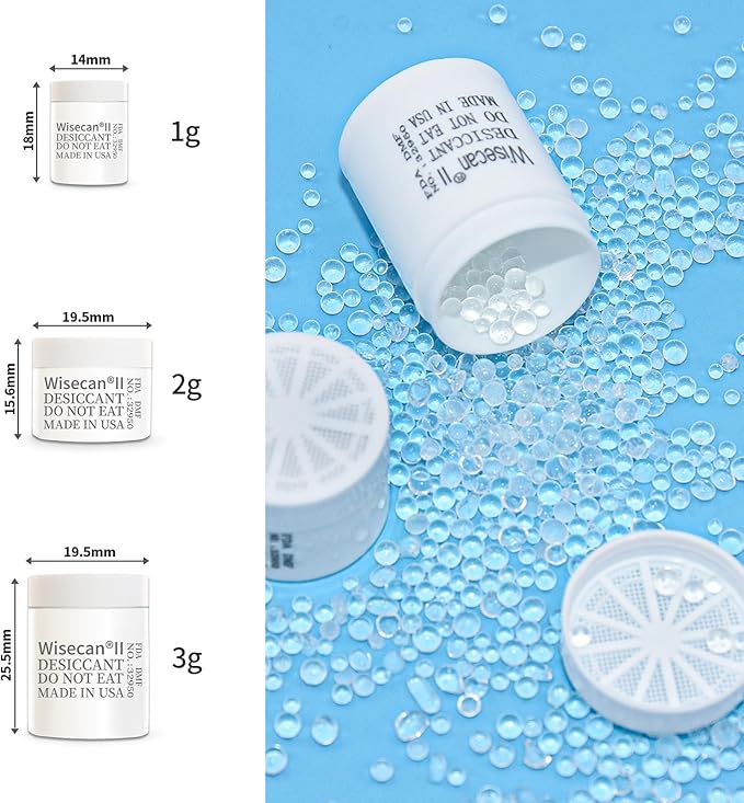 3 Gram 1500 Pack Silica Gel Canister, Desiccant Canister, Silica Gel Capsules - Image 3