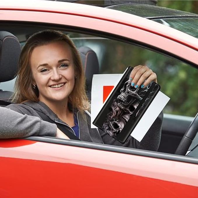 Car Registration and Insurance Holder, Leather Car Glove Box Organizer - Image 7