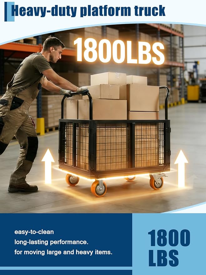 6-in-1 Platform Truck Cart - Image 2