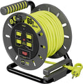 Masterplug 60ft Cord Reel, Retractable Extension Lead by Masterplug