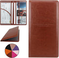 Car Registration and Insurance Holder, Premium Pu Leather Vehicle Glove Box by Miunice