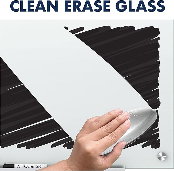Quartet Whiteboard, Glass Dry Erase Board, Non-Magnetic, Infinity Frameless - Image 5