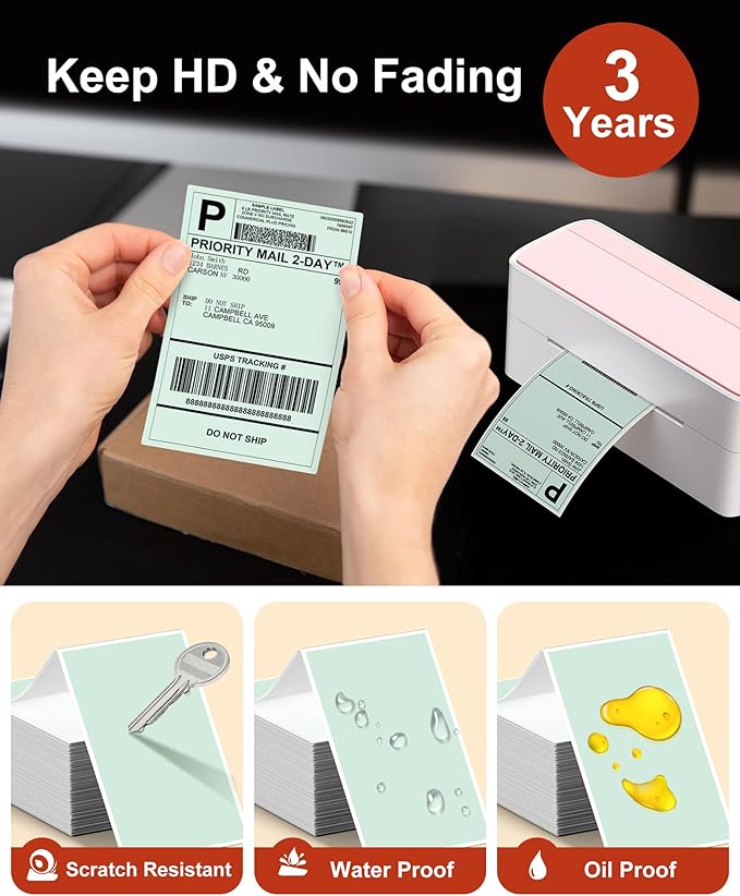 Phomemo 4x6 Thermal Labels for Shipping Label Printer - Image 2