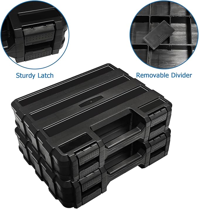 Double Side Tool Box Organizer, Hardware Storage Box, Portable Small Parts - Image 2