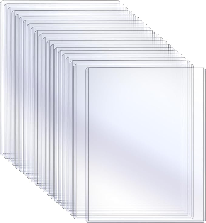 Sherr 20 Pcs Rigid Print Protectors Fit 24 x 36 Inch Poster Paper, Top Loading by Sherr