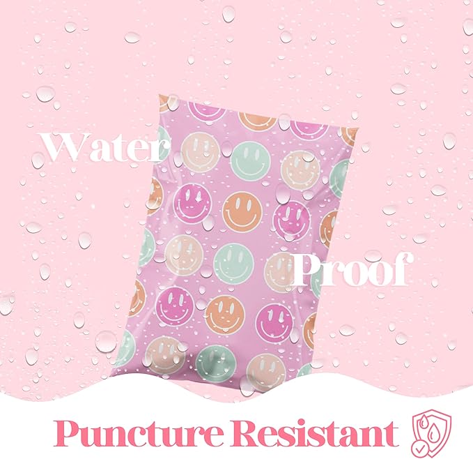 6x9 Designer Poly Mailer 100 Pack Heavy Duty Waterproof Self Seal Shipping Bags - Image 7