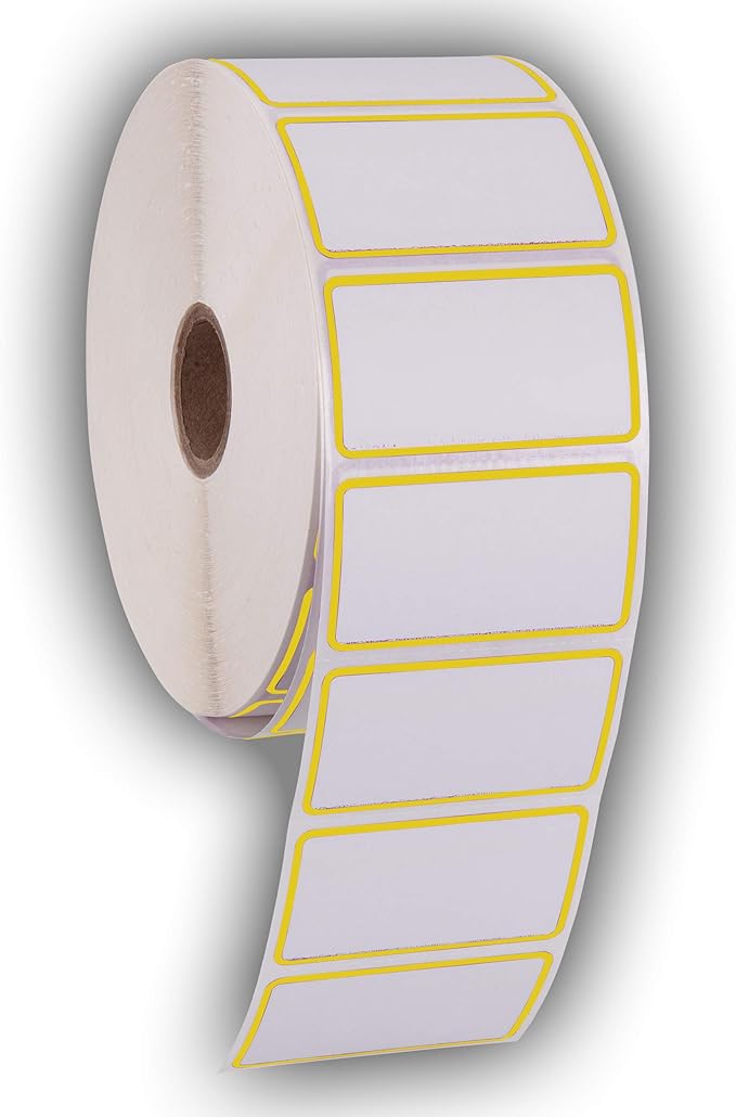 2.25" X 1.25" Direct Thermal Perforated Stickers Labels by KENCO