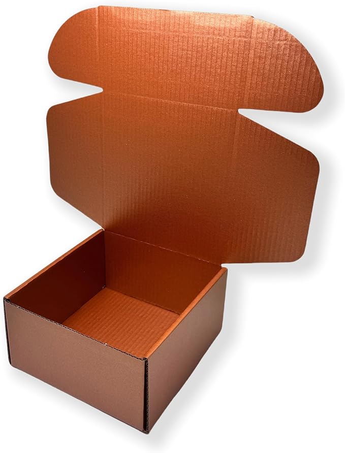 10 Pcs 9.8 x 9.8 x 4 inches Large Size Corrugated Cardboard Gift Boxes - Image 5
