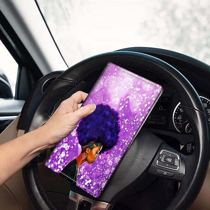 Car Registration and Insurance Holder, Leather Car Glove Box Organizer - Image 2