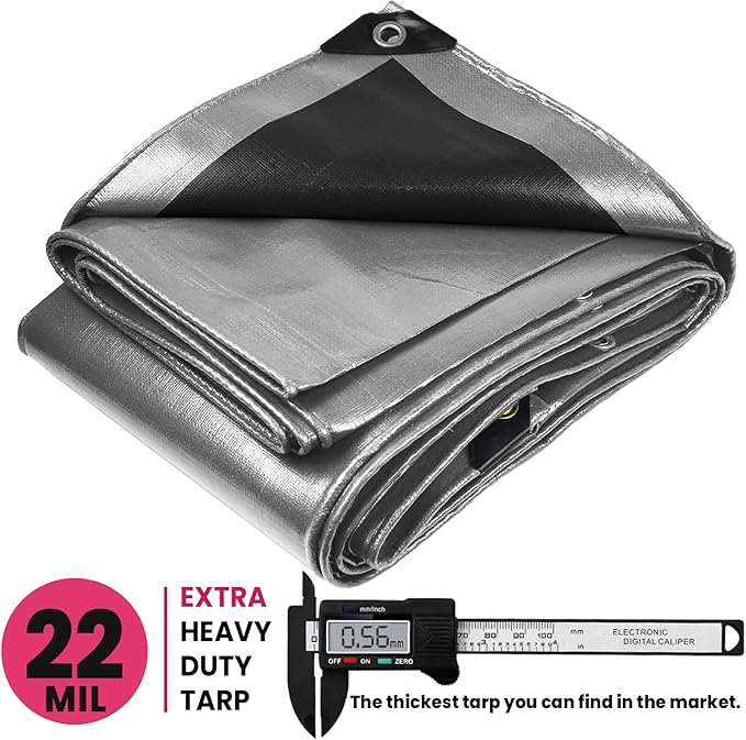 PROTARP Extreme Heavy Duty 22 Mil Tarp Cover, Waterproof, UV Resistant - Image 2