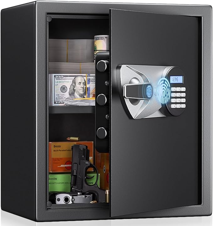 BlackSmith Biometric Handgun Safe 1.8 Cub Home Safe Quick Access Fingerprint by BlackSmith
