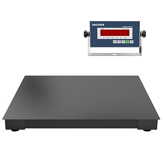 48"x48" Industrial Floor Scale, Professional Platform Scale by FollowSOCOME