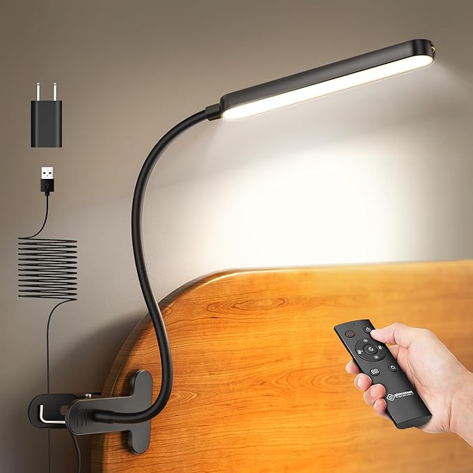 Glocusent 38 LED Clip On Light: 5W Eye Caring Book Lights by GLOCUSENT