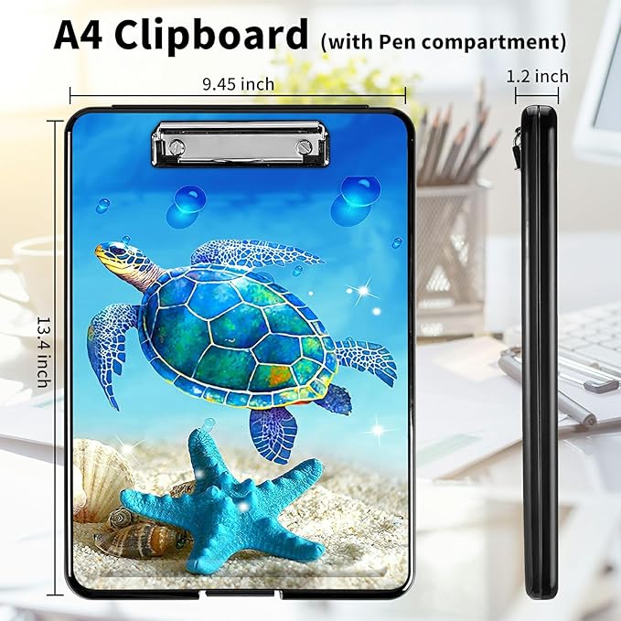 A4 Clipboards, Heavy Duty Waterproof Nursing Plastic Folder Clipboard - Image 2