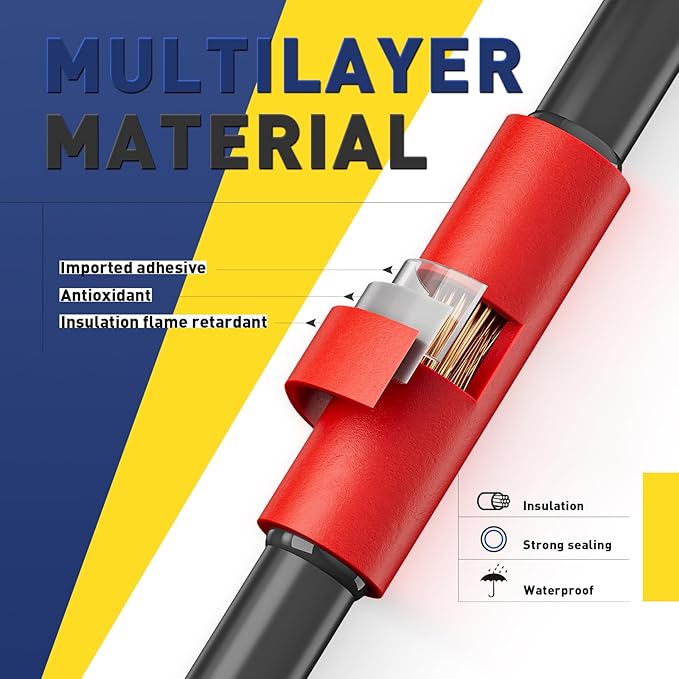 haisstronica 3:1 Heat Shrink Tubing, Shrink Ratio Adhesive Lined Marine Grade - Image 5