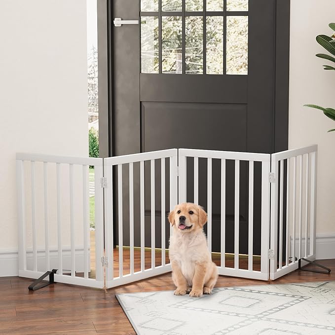 Freestanding Foldable Dog Gate - Image 4