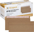 120 PCS #10 Brown Self Seal Kraft 4-1/8 x 9-1/2 inches Security Envelopes by Xxcxpark