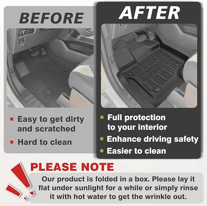 TripleAliners Floor Mats All Weather Liner Compatible - Image 7